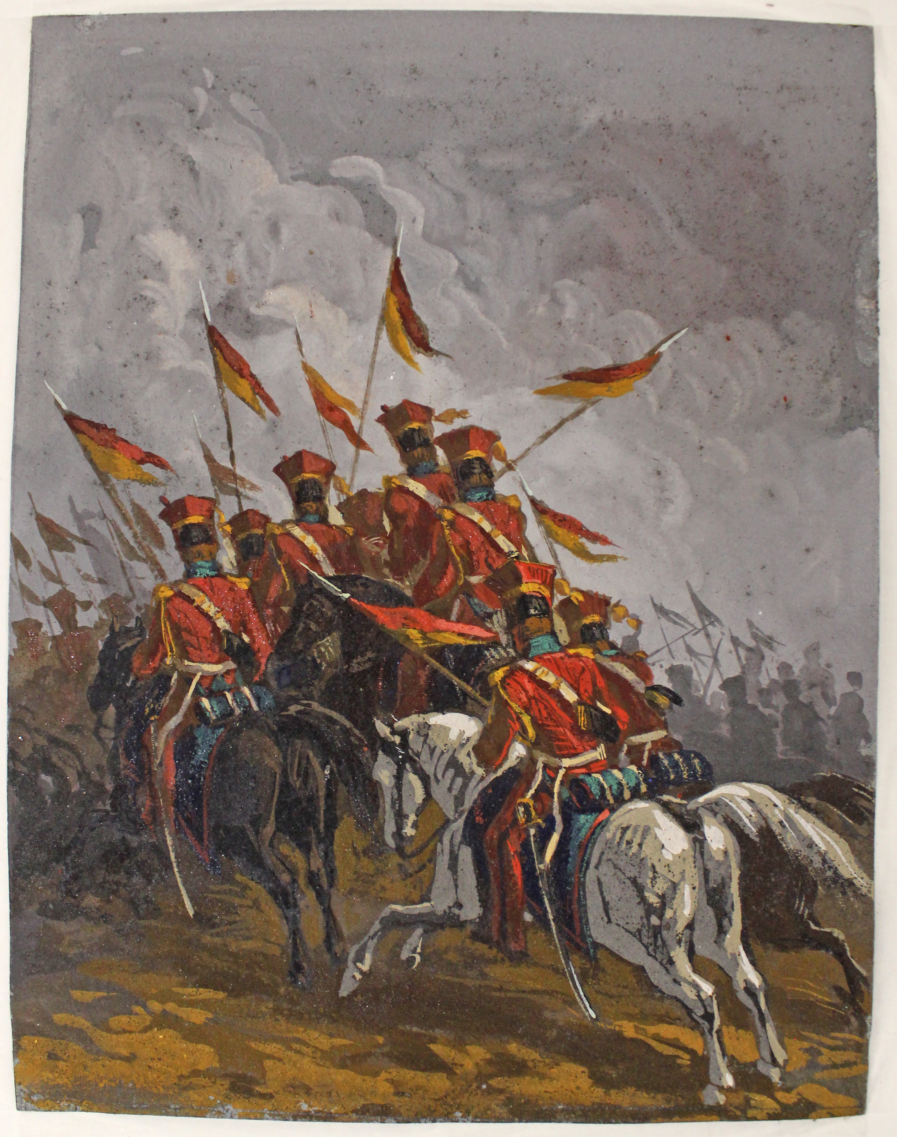 Lanciers à la charge (titre factice)